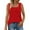 Red, variant on AherBiu Camisole Tops for Women Summer Tank Top Square Neck Sleeveless Casual Loose Comfy Basic Tee Shirts