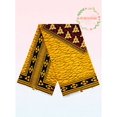 thumbnail image 3 of Tela estampada holandesa para vestidos clásicos africanos, auténtica cera garantizada, 100 % algodón, 6 yardas, 3 of 5