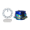 thumbnail image 1 of Adaptador de de liberación rápida de volante universal modificado para automóvil universal, liberación rápida, piezas de herramientas de automóvi Azul DYNWAVEMX Rueda de liberación rápida, 1 of 8