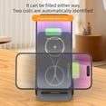 thumbnail image 5 of 5-in-1 Wireless Charging Station Compatible with iPhone/Apple Watch/AirPods/Android Phones, Fast Charging & Smart Protection, All-in-One Desktop Portable Charger Dock (Gray), 5 of 13