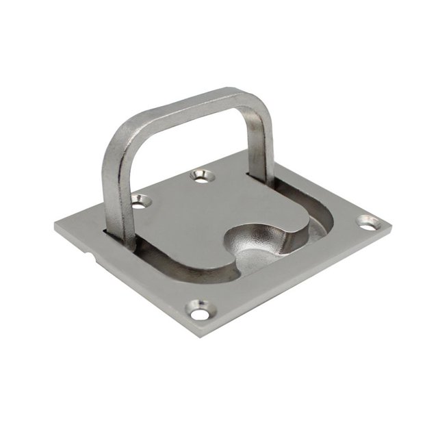 Toystoory Tirador de cubierta de cubierta de escotilla, manija de elevación resistente a la corrosión, accesorios de Hardware de barco de acero Decoración del hogar Toystoory HA022601-00