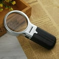 thumbnail image 2 of CNKOO Magnifying Glass with 2 LED Light 3X Battery Powered Handheld Shatterproof Magnifier High Clarity Lightweight Magnifying Glass Reading Inspection, 2 of 10
