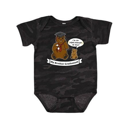 

Inktastic I m So Very Proud Of You-My Brother Graduated Bears Gift Baby Boy or Baby Girl Bodysuit