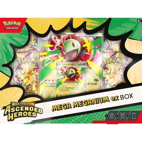 Pokemon TCG: Mega Evolution - Ascended Heroes Mega Meganium ex Box