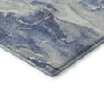 thumbnail image 3 of Addison Rugs Mayfield Premium Machine Washable Transitional Abstract Navy Rectangle Rug, 5' X 7'6" Machine Washable Transitional Abstract Navy Oversized Sherpa Throw Blanket, 3 of 7
