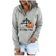 thumbnail image 4 of Aloohaidyvio Hoodies,Women Sweatshirt Casual Crewneck Loose Hooded Drawstring Pocket Tops, 4 of 4