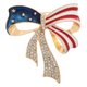 thumbnail image 1 of Broche con forma de bandera americana, Pin para hombres y mujeres, broche metálico de cristal con diamantes de imitación, broche del Día de la independencia americana para hombres, 1 of 7