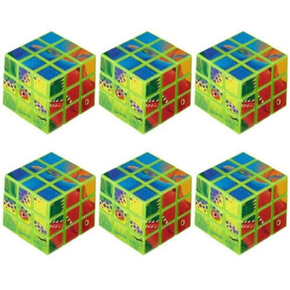 Dinosaur 'Prehistoric Party' Mini Puzzle Cubes / Favors (6ct)
