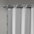 thumbnail image 3 of Blakesly Printed Ikat Blackout Panel Grey 50x95", 3 of 4