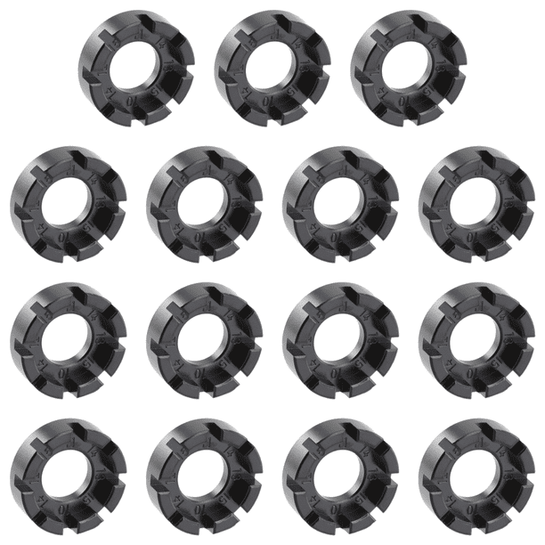 Llave de pezón para radios, llave de ciclismo, llave de llanta de rueda de bicicleta de 8 vías, herramienta de reparación de bicicletas