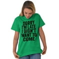 thumbnail image 4 of I Didn't Want to Come Introvert Funny Men's Graphic T Shirt Tees Brisco Brands X, 4 of 6