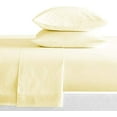 thumbnail image 4 of Hotel Quality Luxurious & Soft 4 Piece Sheet Set – 100% Long Staple Egyptian Cotton, Ivory, Deep Pocket 10 Inch, Ultra-Breathable, Wrinkle-Resistant Bedding (Queen), 4 of 6