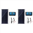thumbnail image 1 of 2X Células Solares de Panel Solar Flexible de 30 W para Coche, RV, , Techo, Furgoneta, Batería Solar para Acampar, Módulo de Controlador Solar 10A, 1 of 8