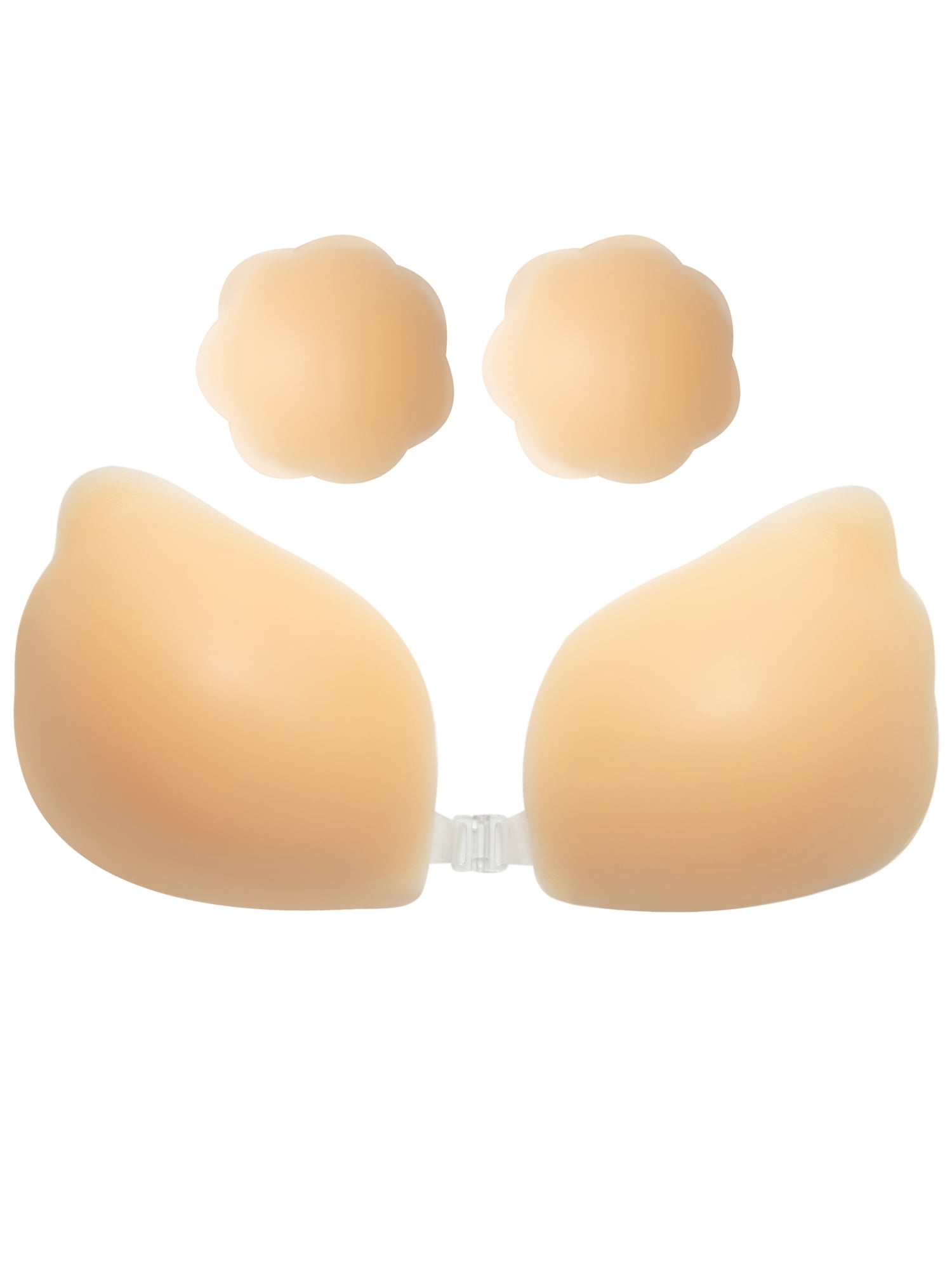 UK Women Invisible Silicone Breast Boob Lift Up Tape 2 Wings Bra Nipple Cover