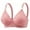 Pink, variant on High Support Bras For Women Adjustable Strap Full Coverage Up Bras Comfortable No Underwire Wireless Black 36B Size