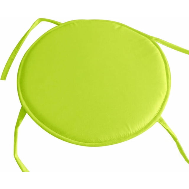 Coussin de Sol Rond Extérieur/intérieur, Coussins de Chaise Ronds 15 Pouces avec Attaches, Coussin de Siège Rond pour Hamac Chaise Balançoire Coussin de Méditation