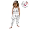 thumbnail image 4 of PMVFHDE Combishort Enfant Bricolage Peint à la Main Tenue d'Intérieur Combinaison Sans Manches Combishort Ensembles Pantalon Vêtements pour Garçon et Fille Peuvent Jouer avec et Porter Combinaisons et Combishorts pour Filles Blanc,1-2ans, 4 of 9
