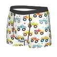 thumbnail image 2 of Bingfone Cartoon Monster Trucks Men's Underwear - Casual Stretch Boxer Briefs-X-Large, 2 of 9