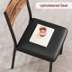 thumbnail image 5 of QinaQin Juego de comedor de 5 piezas para 4 personas, mesa compacta con 4 sillas con respaldo, ideal para cocina, departamento o espacios reducidos, 5 of 9