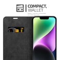 thumbnail image 4 of Cadorabo Cover for Apple iPhone 14 Case in NIGHT BLACK with magnetic closure, 4 of 10