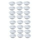 thumbnail image 1 of EeaseMX 24 moldes de aluminio para tartaletas de huevo, antiadherentes, reutilizables, con forma de flor, para cupcakes, muffins y tartaletas., 1 of 7