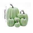 thumbnail image 3 of 7 Pcs Artificial Pumpkin Set Thanksgiving Decoration, Lifelike Fake Pumpkins For Indoor Outdoor Use, Diy Craft Prop Kitchen Fruit Store Party Decor, 3 of 6