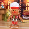 thumbnail image 2 of Colgante de Navidad, soporte para regalo, bolsa de regalo, cesta, adorno de supermercado, contenedor de galletas de tamaño compacto, tarro de Kits de decoración para fiestas forma de jengibre Matsuzay HA069774-03, 2 of 6
