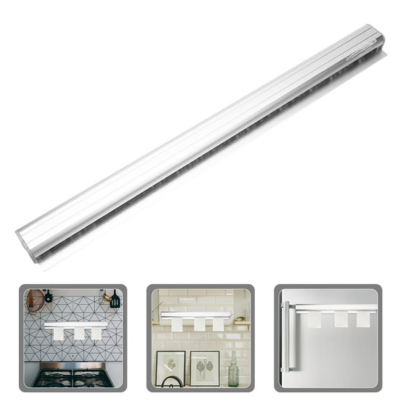 ULTNICE Silver Aluminum Ticket Rack Easy Install Slide Receipt Holder for Restaurant