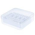 thumbnail image 3 of 1Pc Nail Polishing Bit Box Dustpoof Nail File Holder Grinding Head Socket White, 3 of 8