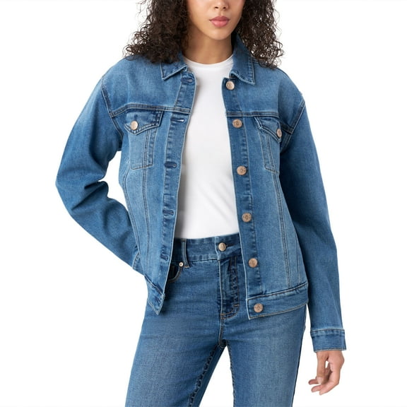 Women's Denim Trucker Jacket - Hilo