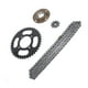 thumbnail image 1 of 420 Kit de Sótbelo y Cadena, Volante Sin dientes Fily para instalar Ciclo Kit de la Cadena de la Cadena 76 Cadena de Enlaces de Accionamiento Para Go Karts Todas las Motocicletas, 1 of 7