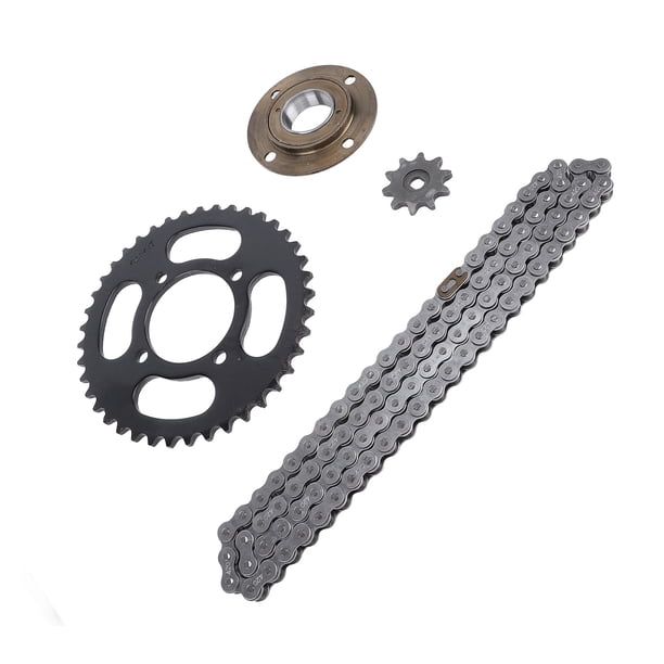 Kit De Piñón De Cadena 420, Volante Sin Dientes 76 Eslabones De Transmisión Kit De Piñón De Cadena De Ciclo De Cadena Para Go Karts Vehículos Todo Terreno Motocicletas