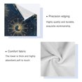 thumbnail image 4 of 3 Piece Bath Towels Set Bath Towel, Hand Towel and Face Towel for Bathroom, Gym, Hotel Mysterious Celestial Pattern, 4 of 8