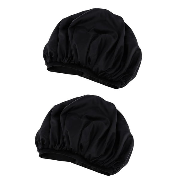 2 gorros de para mujer, resistente , elástico, para , protección para el cabello, sombrero para la cabeza jinwen Gorro de noche para cabello largo