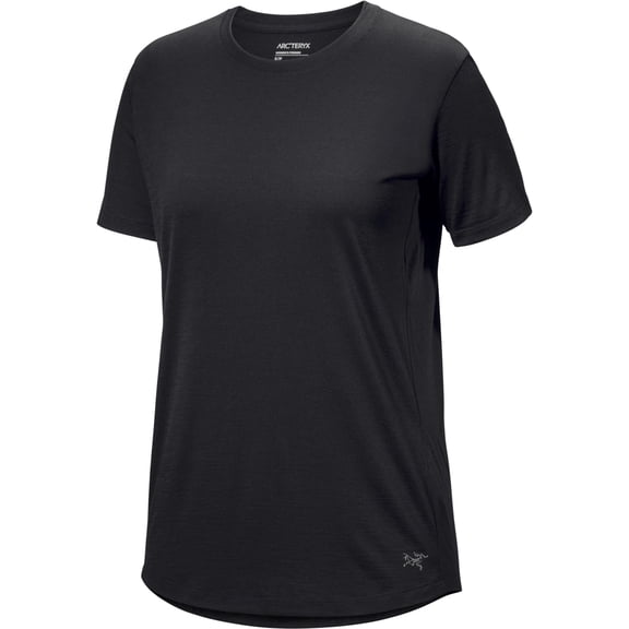 Arc'teryx Women's Lana Merino Wool Crew Neck Shirt, Black, S