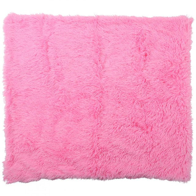 Alfombra de cama para mascotas de otoño e invierno, forro polar de Coral blando, cojín para mascotas, manta cálida para dormir