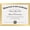 Gold, variant on Certificate Frame with Clear Plexiglass, 8.5 by 11 Picture Diploma Document Degree Frames for Wall and Tabletop, Brown, 1 Pack