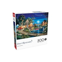 Buffalo Game Days to Remember Autumn Memories 500-Piece Interlocking Jigsaw Puzzle for Adults Ages 14 