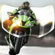 thumbnail image 5 of Casco integral para motocicleta, abatible, cómodo, ligero y resistente al desgaste. Negro con estampado, 5 of 5