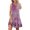 Hot Pink, variant on Lenago Summer Dresses for Women Plus Size Summer Fashion Printed Round-Neck Sleeveless Pullover Dress Beach Tank Summer Dresses on Clearance