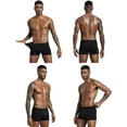 thumbnail image 5 of Men's Boxer Briefs 5 Pack No Ride-up Breathable Comfortable Sport Underwear, 5 of 5