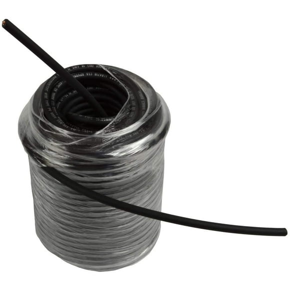 Cable fotovoltaico TemCo, 10 AWG, solar, 100 pies, cobre desnudo negro, fabricado en EE. UU.