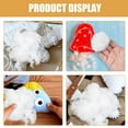 thumbnail image 3 of HEATSHAKING 2 Bags PP Cotton Stuffing for Crafts 7.86X5.89X1.97 In DIY Projects, 3 of 8