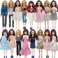 thumbnail image 1 of Traje de moda TUNC Barbie 16 piezas 16 accesorios para muñecas para edades de 3 a 14 años, 1 of 5
