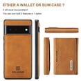 thumbnail image 4 of Étui Portefeuille de Poche Détachable Compatible avec Google Pixel 7 Pro/pixel 7, Housse de Protection en Cuir Pu, 4 of 5