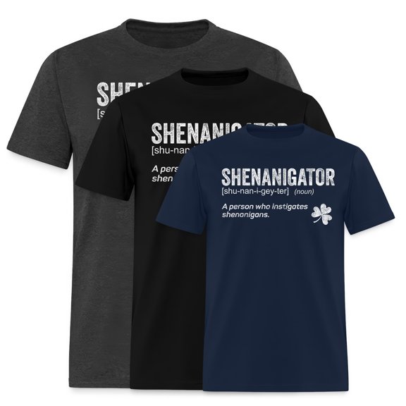 EcoLoom Shenanigans Instigator Saint Patricks Day Shenanigator Short Sleeve Unisex T Shirt