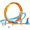 thumbnail image 1 of Hot Wheels Toy Car Track Set Massive Loop Mayhem with 1:64 Scale Car, 28-inch Tall Loop, Powered by Motorized Booster, 1 of 5