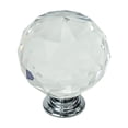 thumbnail image 1 of Poignée de Traction en Forme de Base en Alliage de Verre de Moins de 5 cm pour Décoration de Meubles d'Armoire, 1 of 9