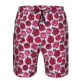 thumbnail image 3 of Goofa Rose Flowers Printed Mens Swim Trunks Summer Quick Dry Short Beach Swimwear Bathing Suits-X-Large, 3 of 9