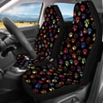 thumbnail image 3 of Pzuqiu Car Seat Covers Breathable Polyester, Compatible with Vehicle Seats Sedan Seats, for Sedans Cars, Paw prints, 3 of 10